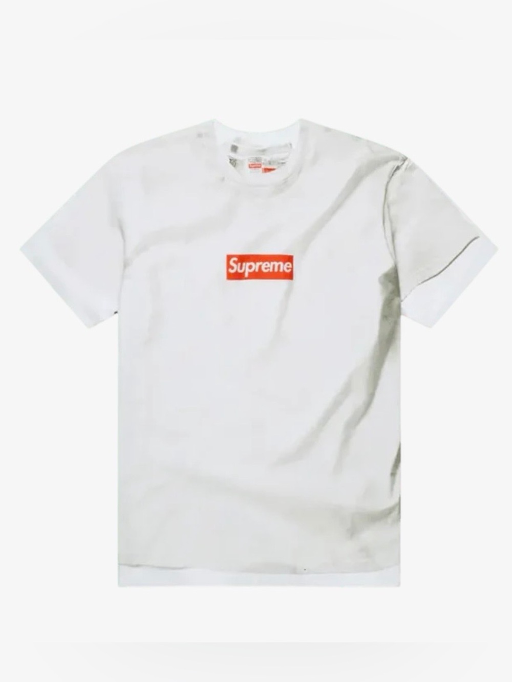 Supreme x MM6 Maison Margiela Box Logo Tee 'White' - Size Small - 100% Authentic
